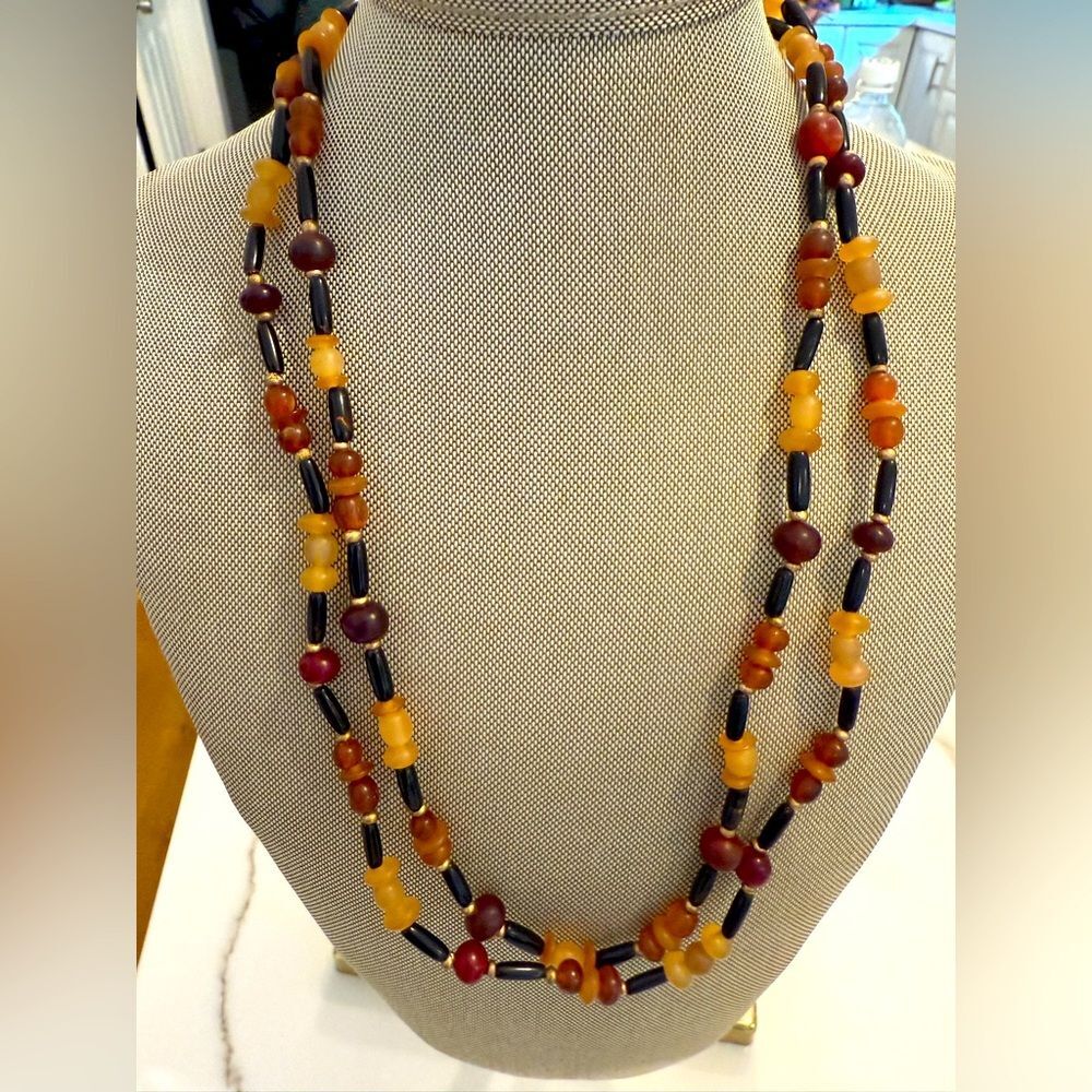 Elegant Multicolor Natural Beaded Necklace